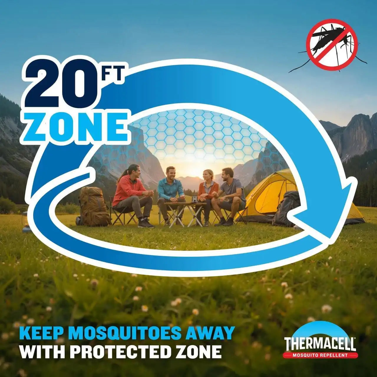E-ZoneGuard Adventure 9Hr Rechargeable Mosquito Repeller (EX90)